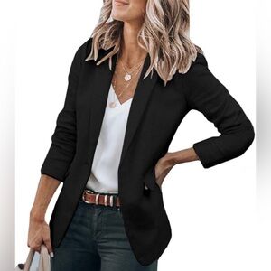 Women’s black blazer